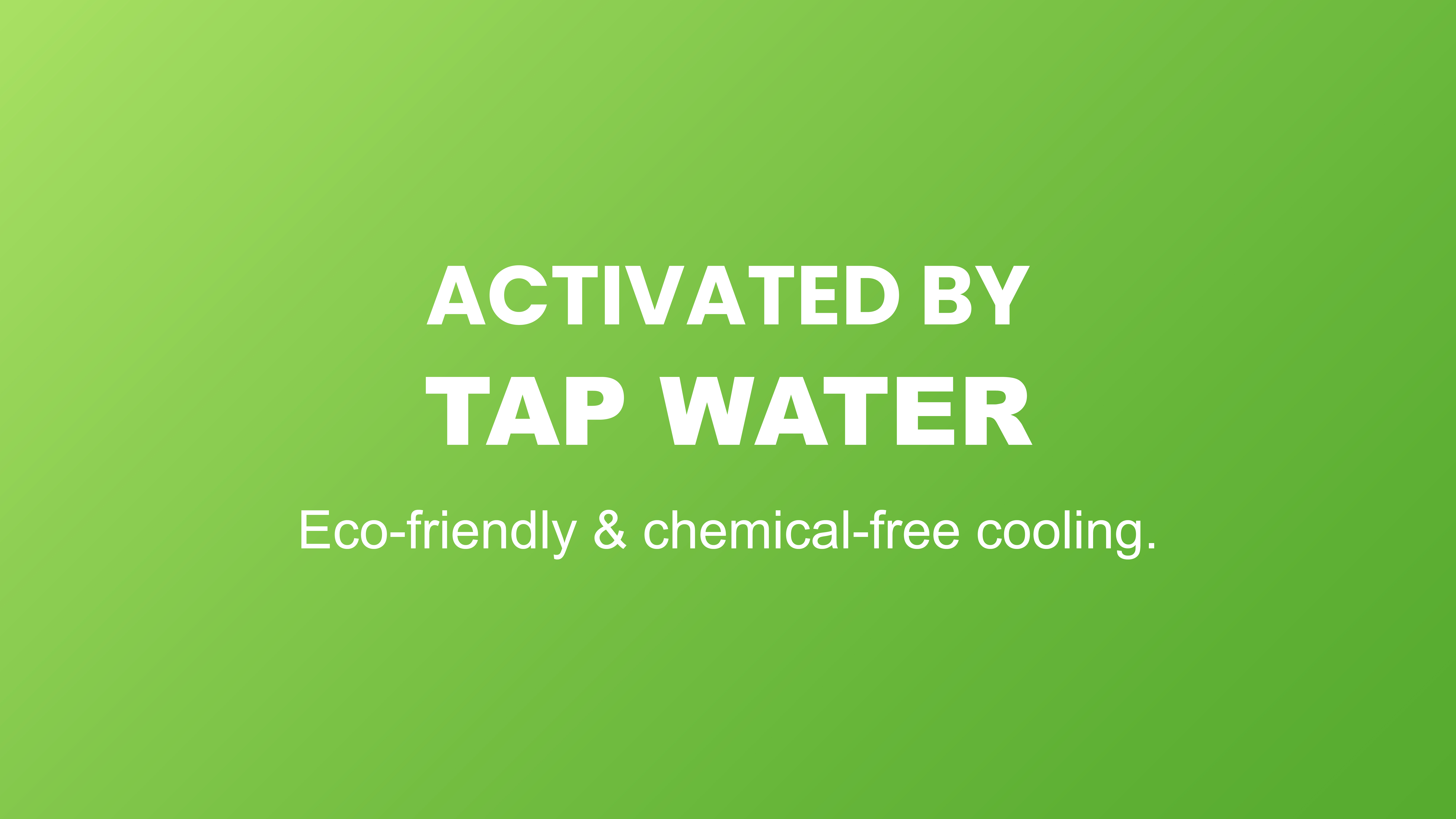 FROiD water-activated cooling pouch with tap water